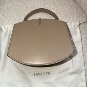 Savette Florence 20 Leather Top Handle Bag (Clay)